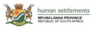 Human Settlements — Mpumalanga